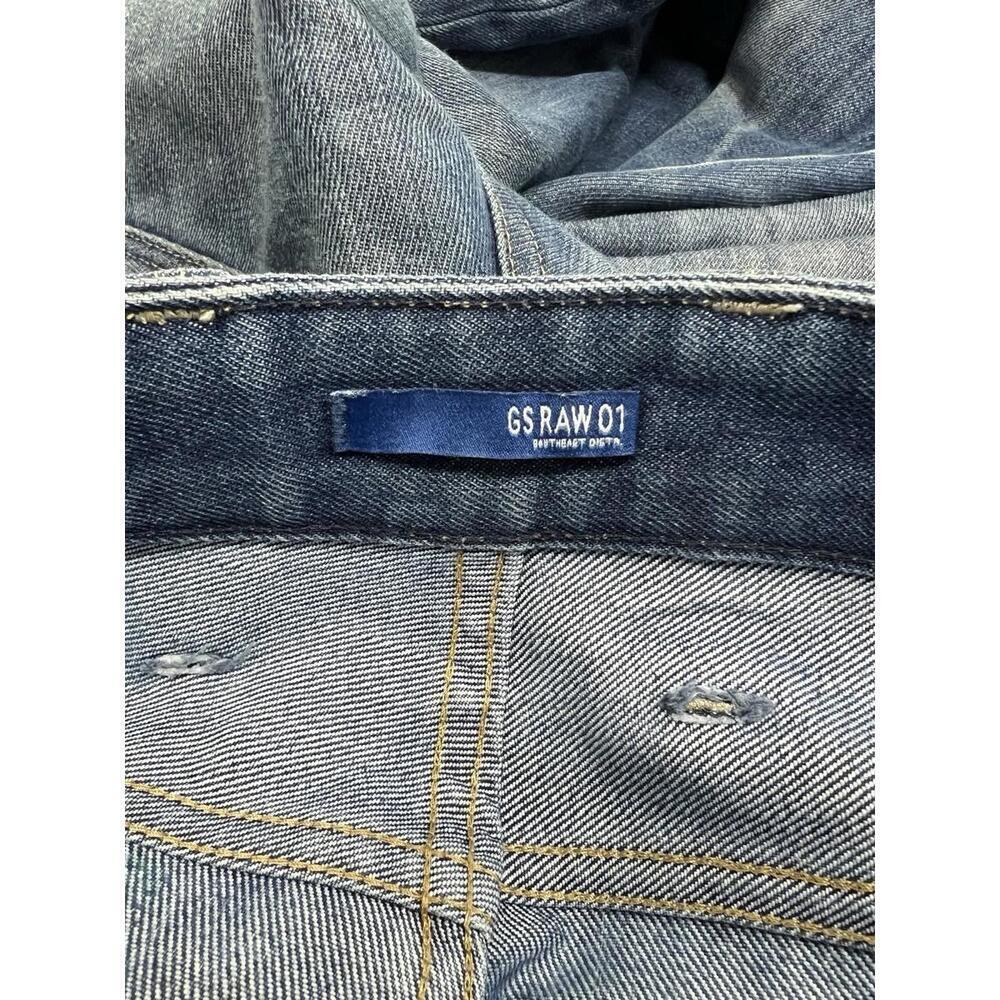 G-Star Raw Jeans Attacc Slim Straight Button Fly 31x32 Pants Blue Denim - Picture 9 of 9